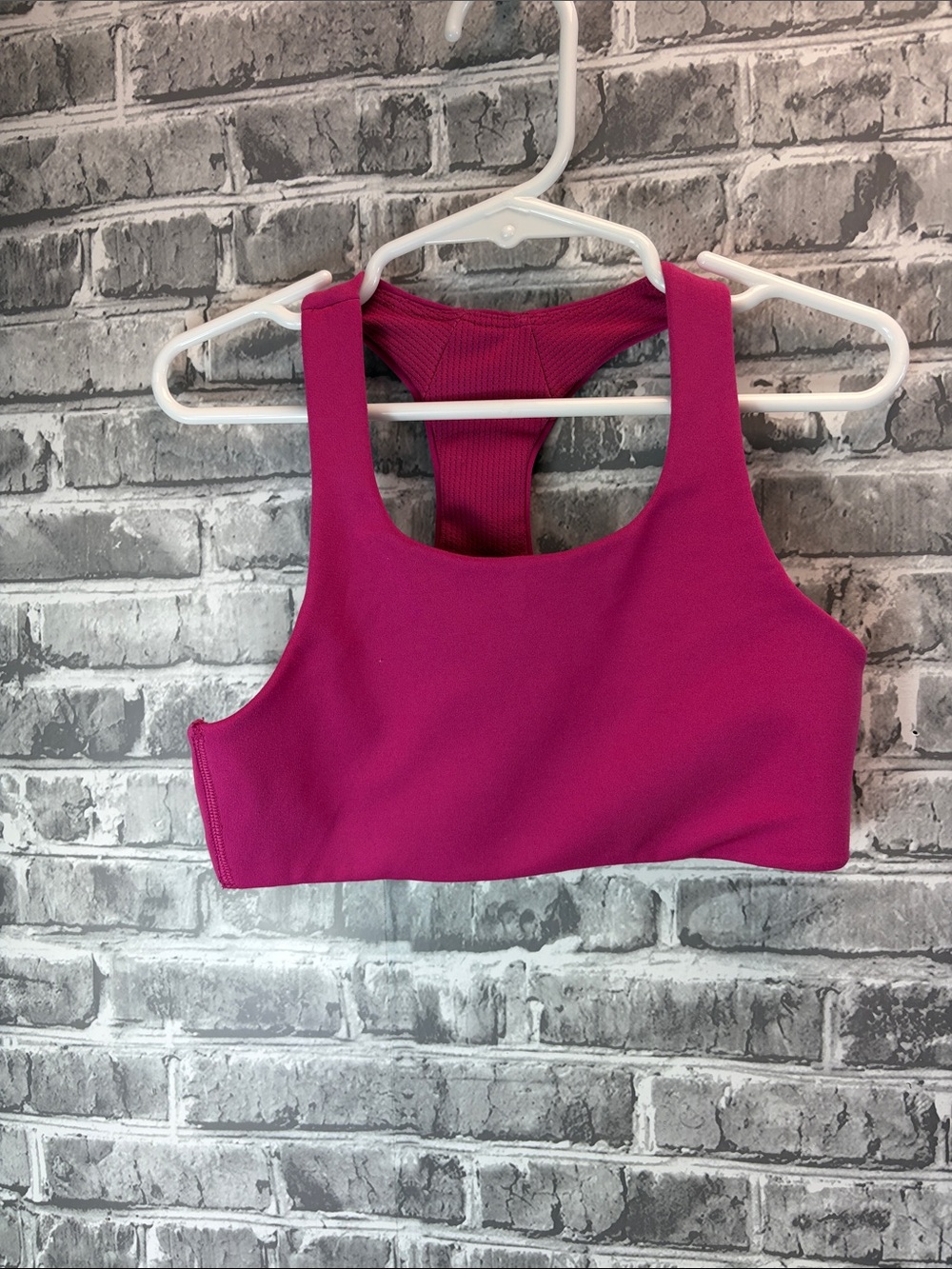 Athleta Girl Magenta Racerback Sports Bra